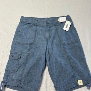 St. John's Bay Blue Cargo Shorts